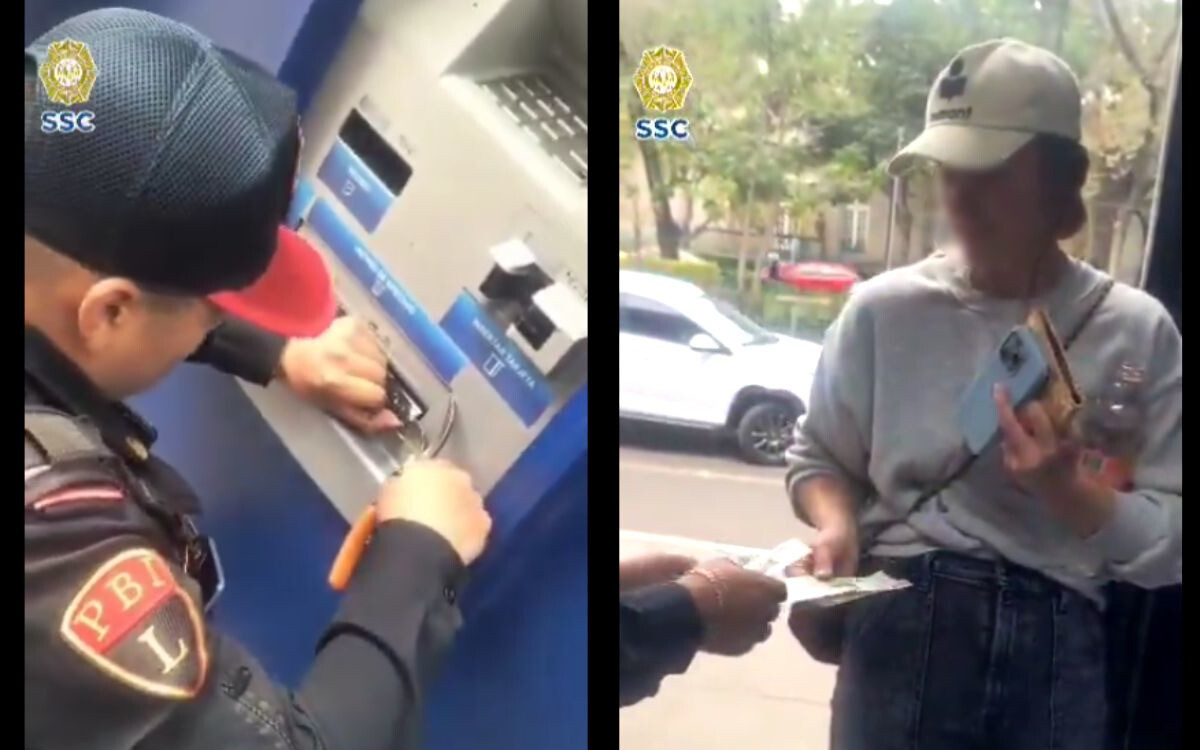 Police Foils Cash Trap in Mexico City ATM