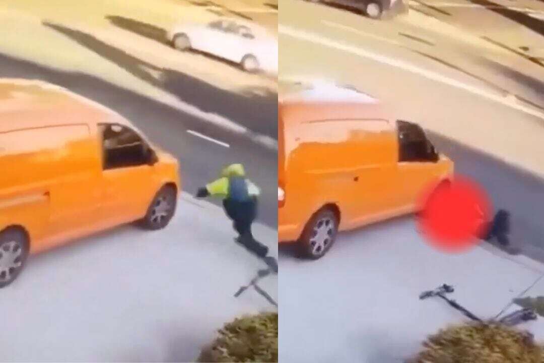 Ужасная авария: Мужчина попал в ловушку дважды