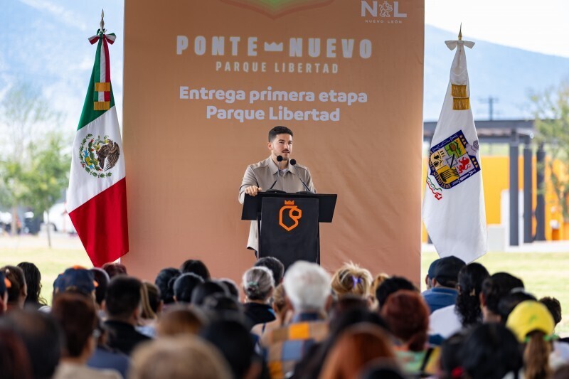 Nuevo León Governor Opens First Phase of Park Rehabilitation in Guadalupe