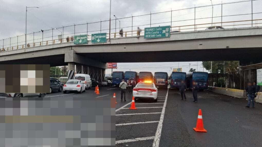 Блокировки на автомагистрали Мехико-Пачука вызвали хаос