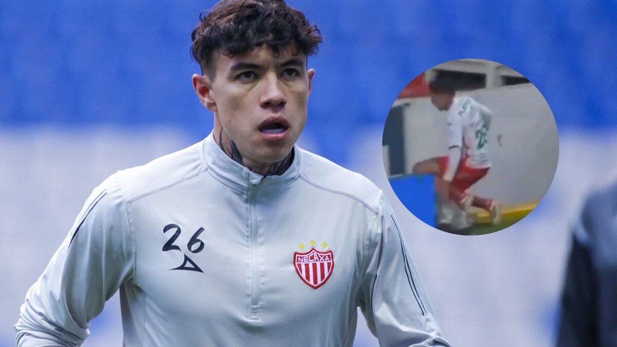 La impactante caída de un futbolista en un estadio mexicano