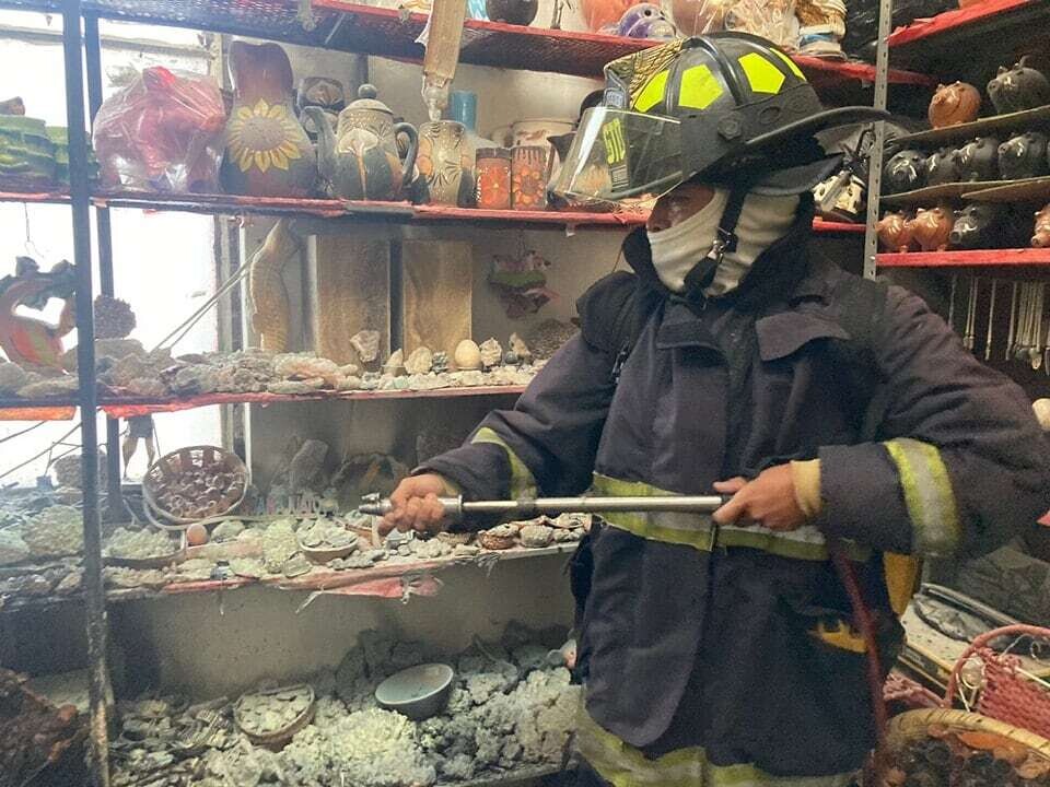 Fire at Mercado Hidalgo in Guanajuato