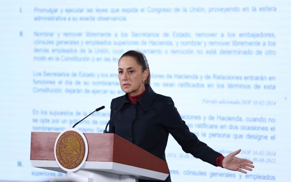 Sheinbaum: Mexico Will Never Agree to the Use of Force