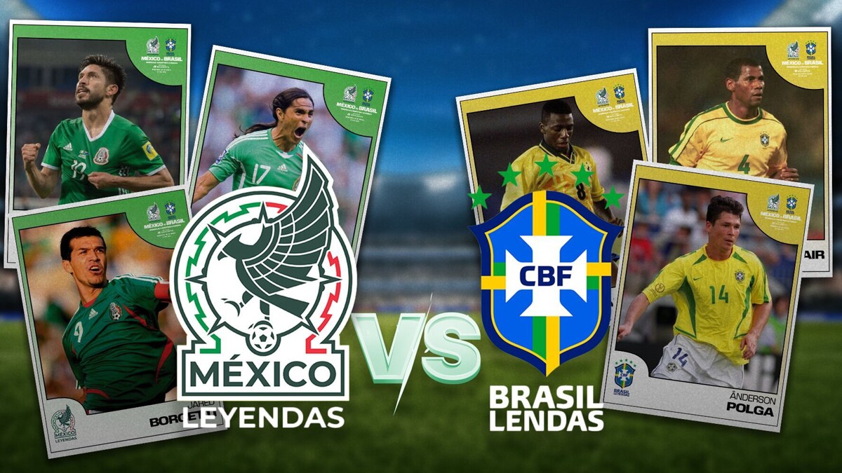 Mexico vs Brazil Legends Match: Lineups, Date, and Venue