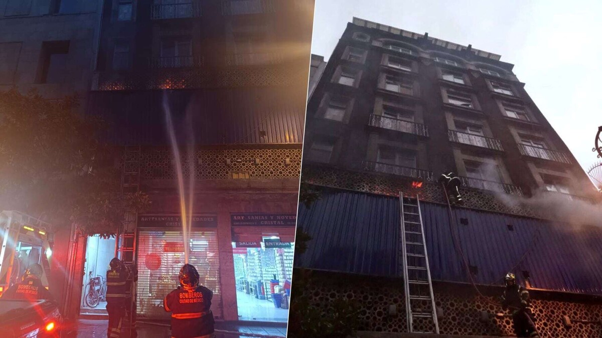 Fire in Warehouse in the Historic Center of CDMX