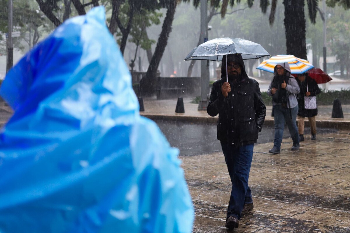 墨西哥天气不稳定：降雨、雷暴和冰雹警报