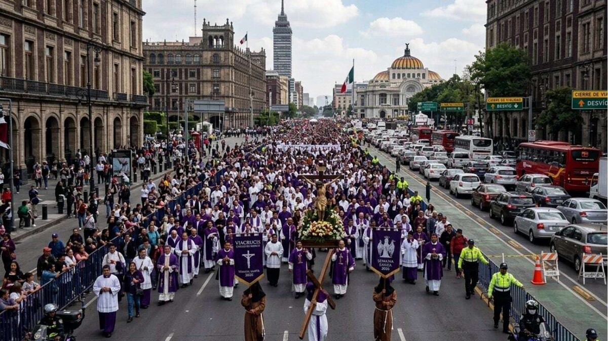 Mexico City Faces Mobility Issues for Good Friday