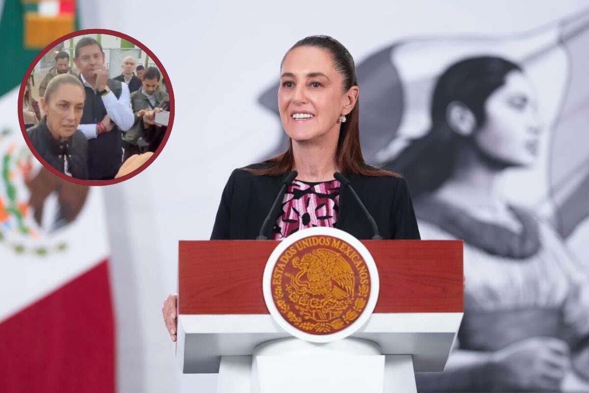 Sheinbaum Denies Scolding Protesters in Puebla