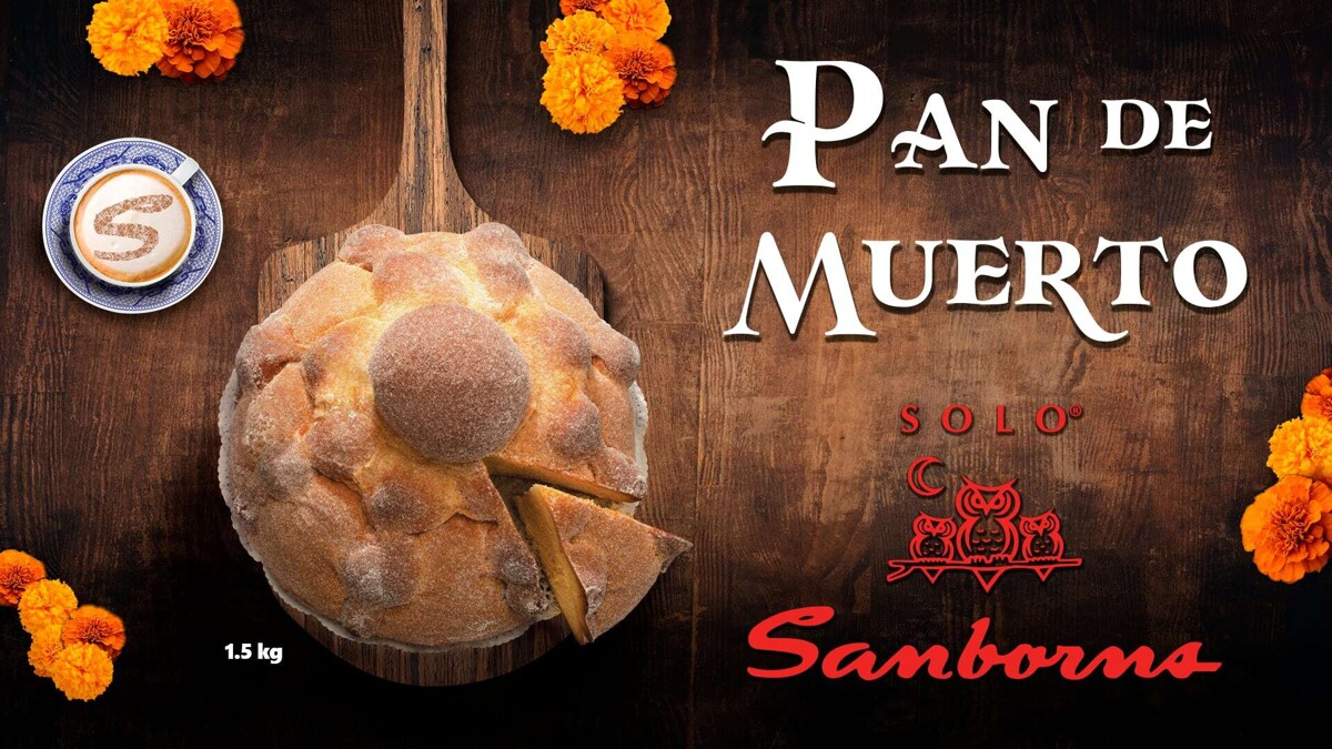 Празднование Дня Мертвых с Пан де Муэрто от Sanborns