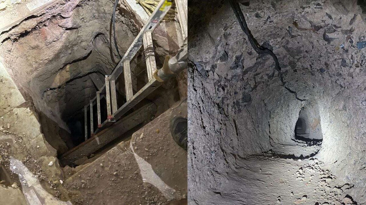 Autoridades mexicanas descubren túnel de 79 metros en Sonora