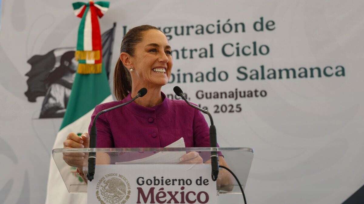 Claudia Sheinbaum Inaugurates New Gas Power Plant in Guanajuato