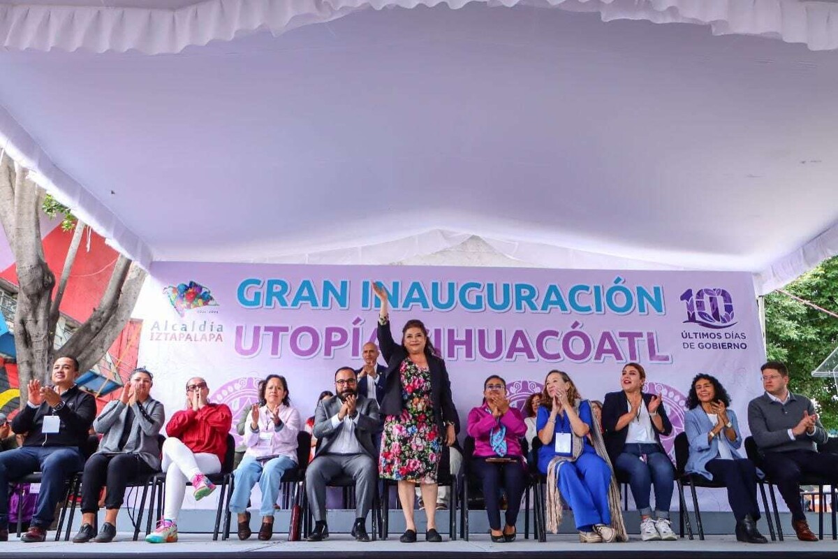  inauguración Утопии Сиуакаотль в Истапалапе