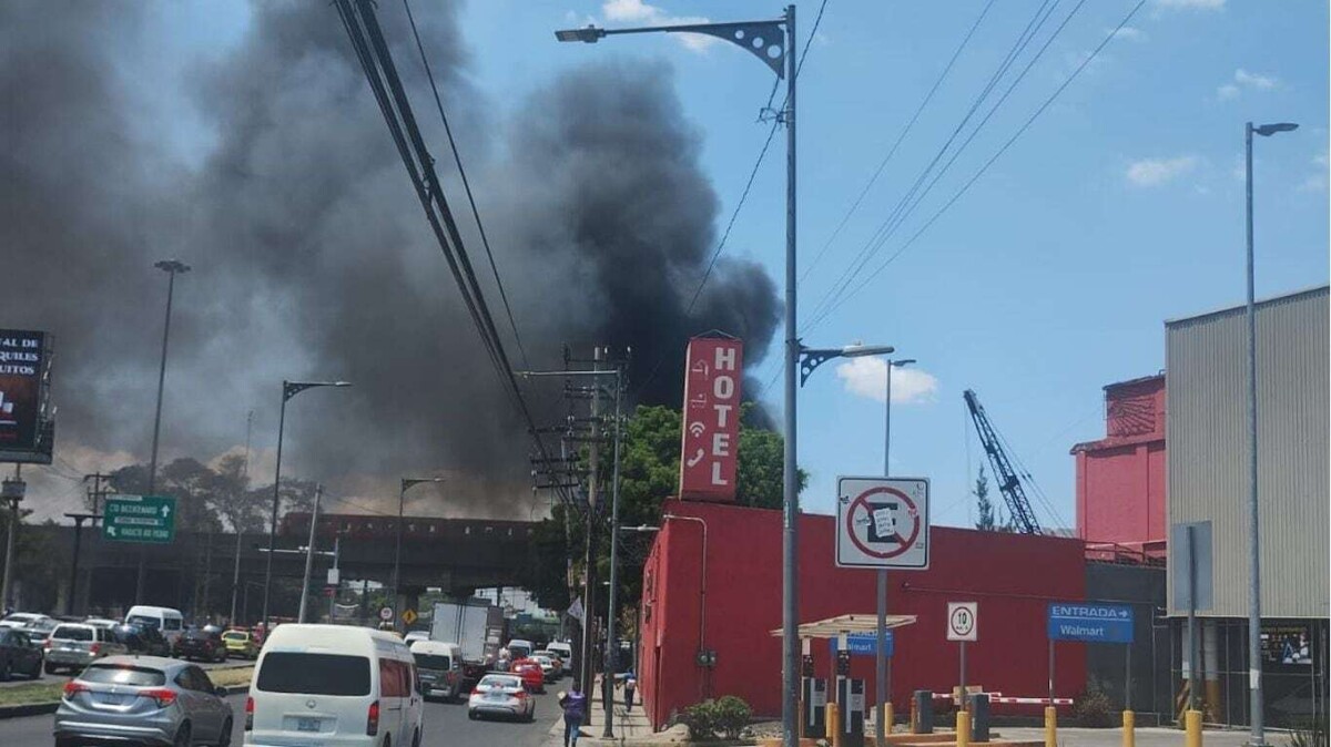 Strong Fire in Mexico City Causes Traffic Disruptions