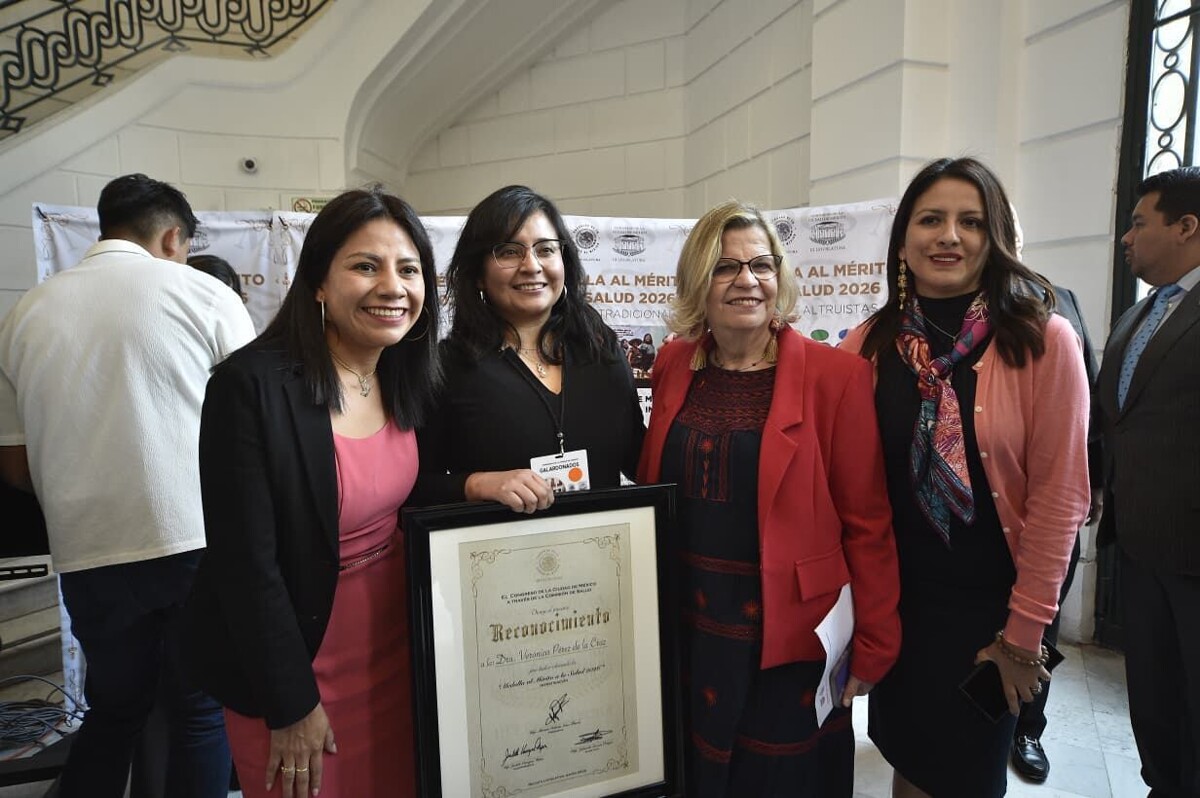El Congreso de la Ciudad de México entrega por primera vez la Medalla al Mérito a la Salud
