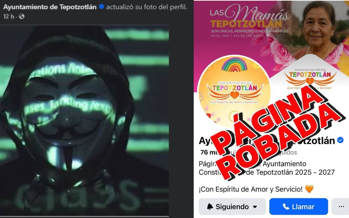 Кибератака на Facebook муниципального правительства Тепоцотлана