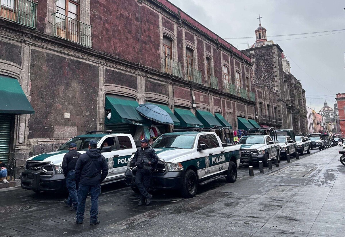 Reinforcement of Security in Mexico City's Historic Center