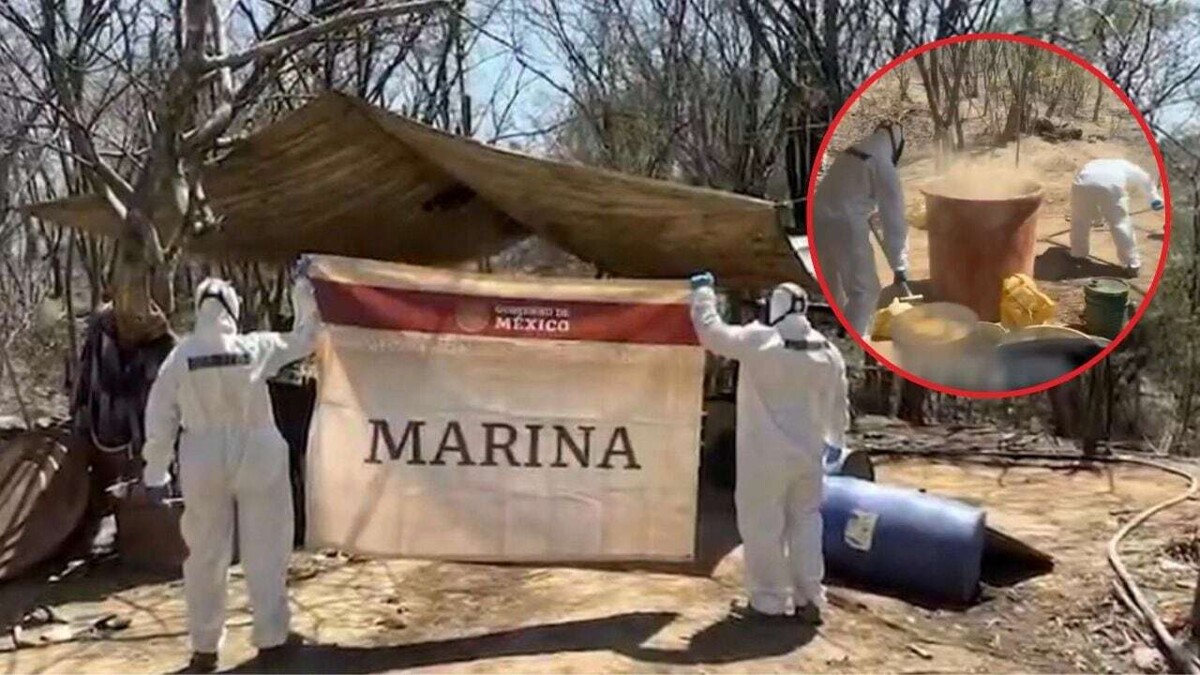 墨西哥捣毁大型甲基苯丙胺实验室