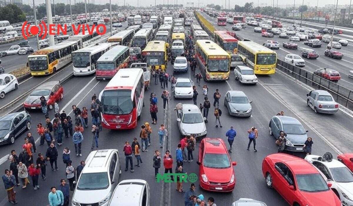 Transporters and Health Workers Block CDMX