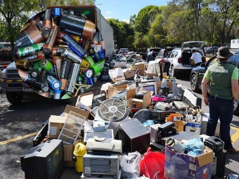 Historic E-Waste Collection in Mexico City