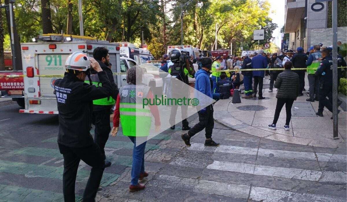 Emergency Evacuation in Mexico City Due to Circuit Short