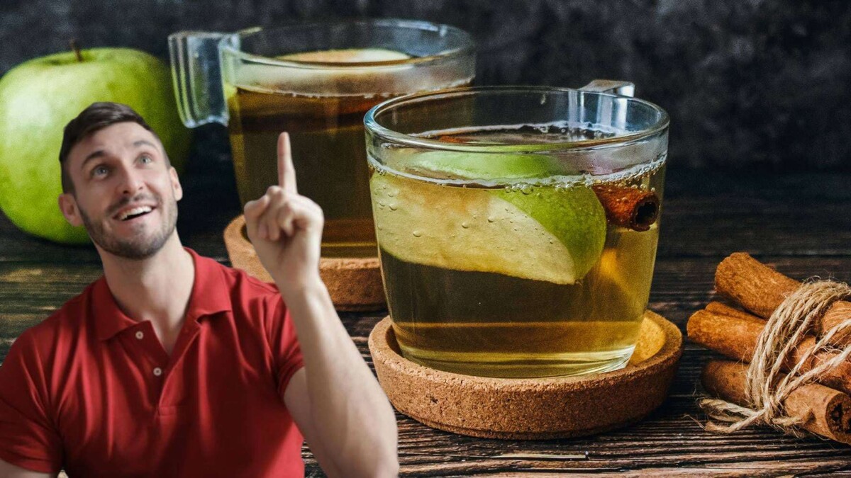 Польза яблочного чая с корицей