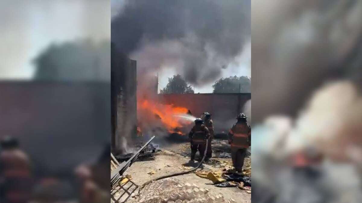 Fire in Polyurethane Factory in Ecatepec