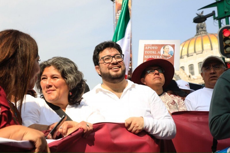 10,000 Naucalpan Residents Rally in Support of President Sheinbaum on 4T Anniversary March