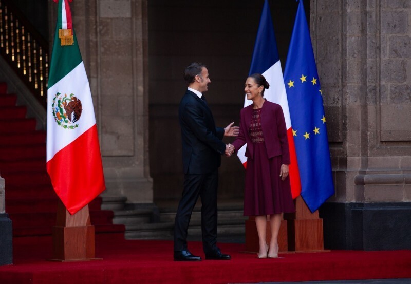 Президент Франции Эммануэль Макрон посетил Мексику для переговоров