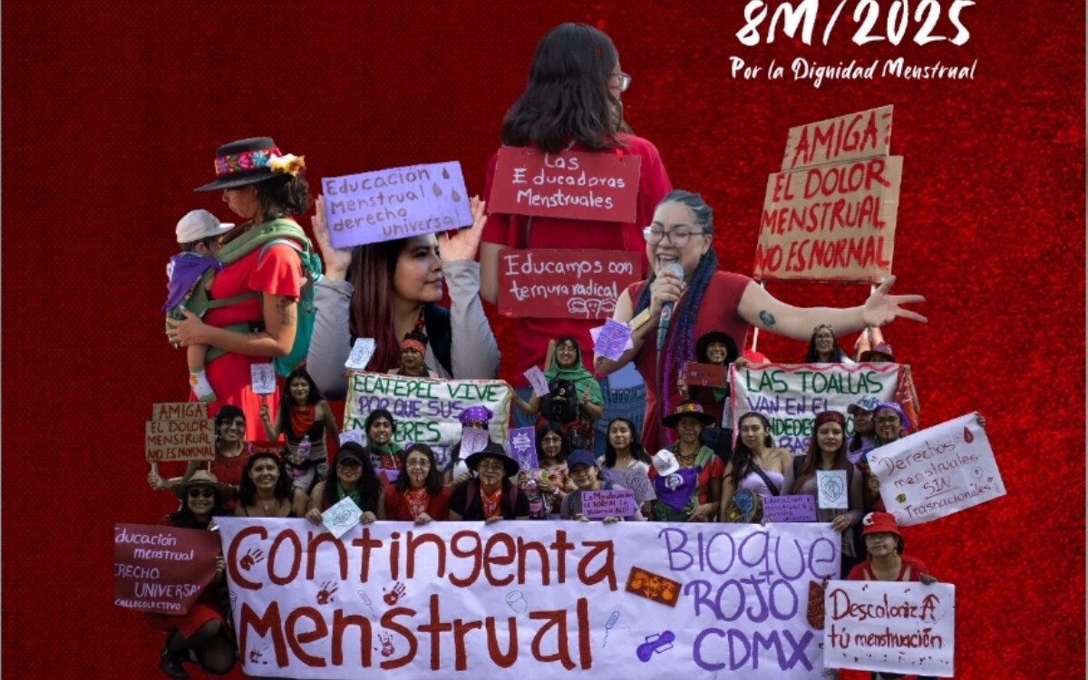 March for Menstrual Rights in Mexico City