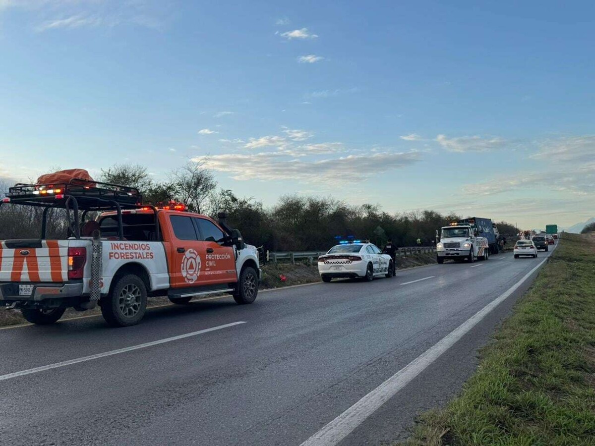 Principales carreteras de Nuevo León operan con normalidad tras accidente