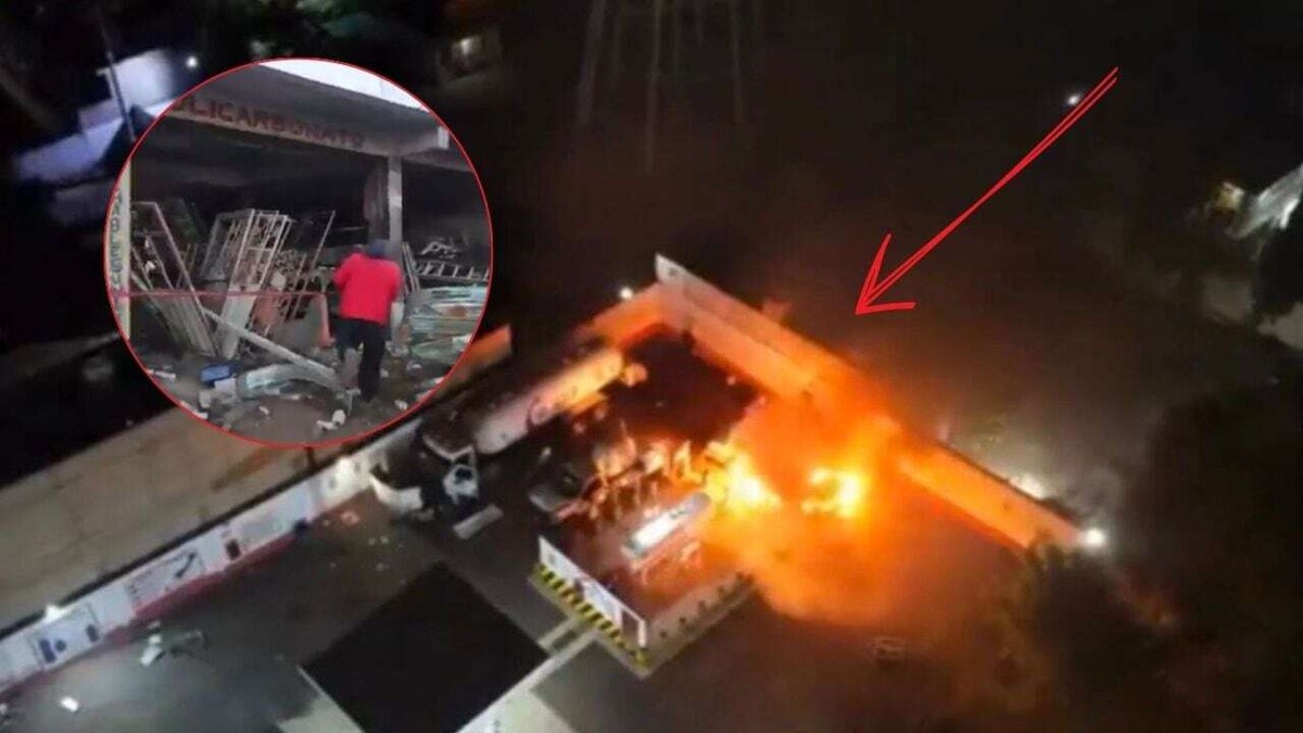 查尔科加油站发生强烈爆炸