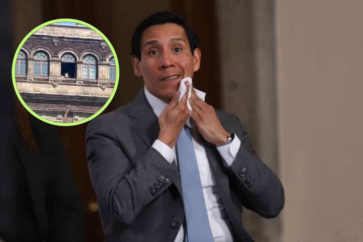 墨西哥丑闻：官员在宫殿阳台上晒太阳