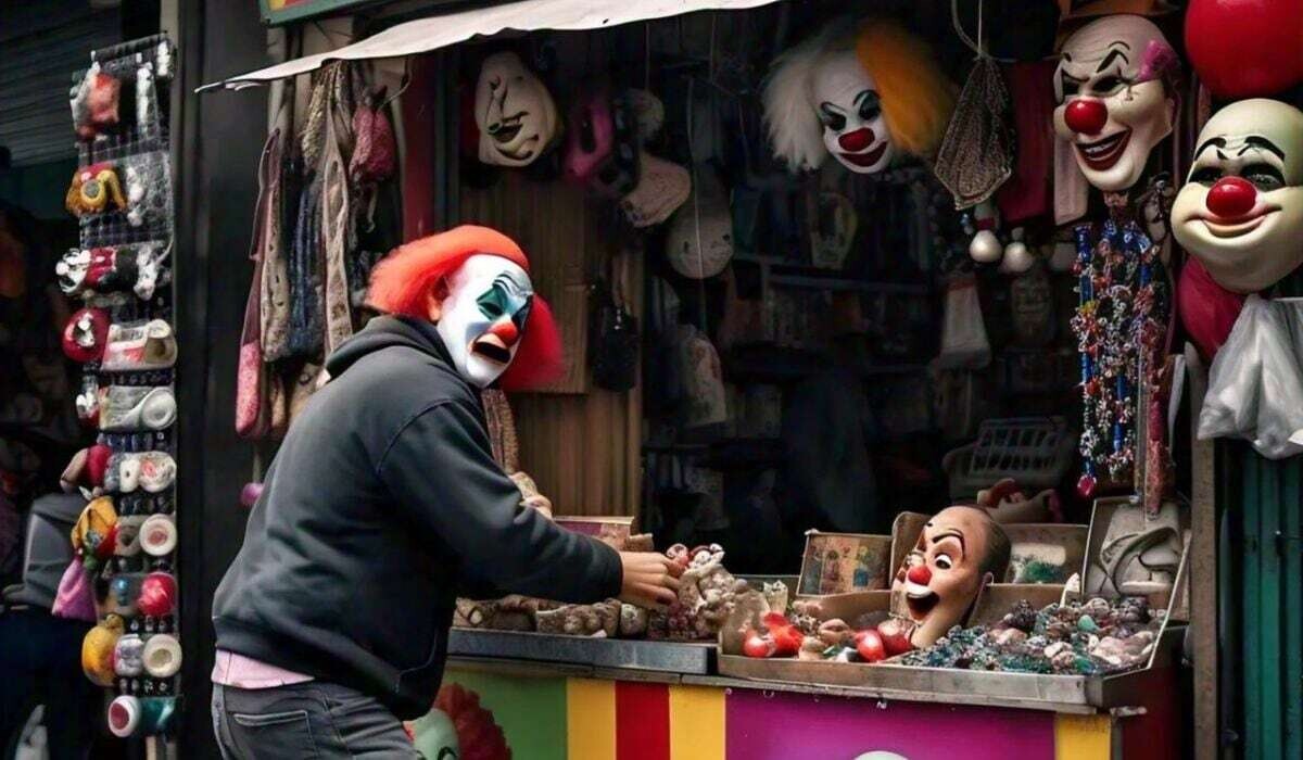 Man Detained for Stealing Clown Mask in Mexico City