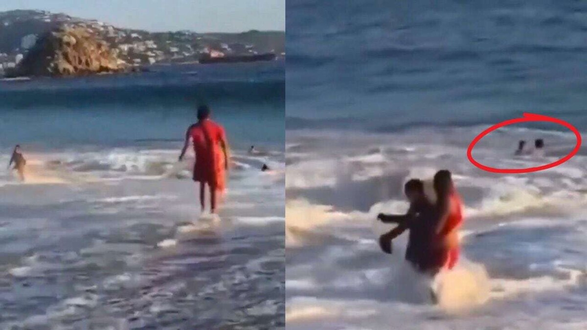 Спасатели предотвратили трагедию на пляже Эль-Морро в Акапулько