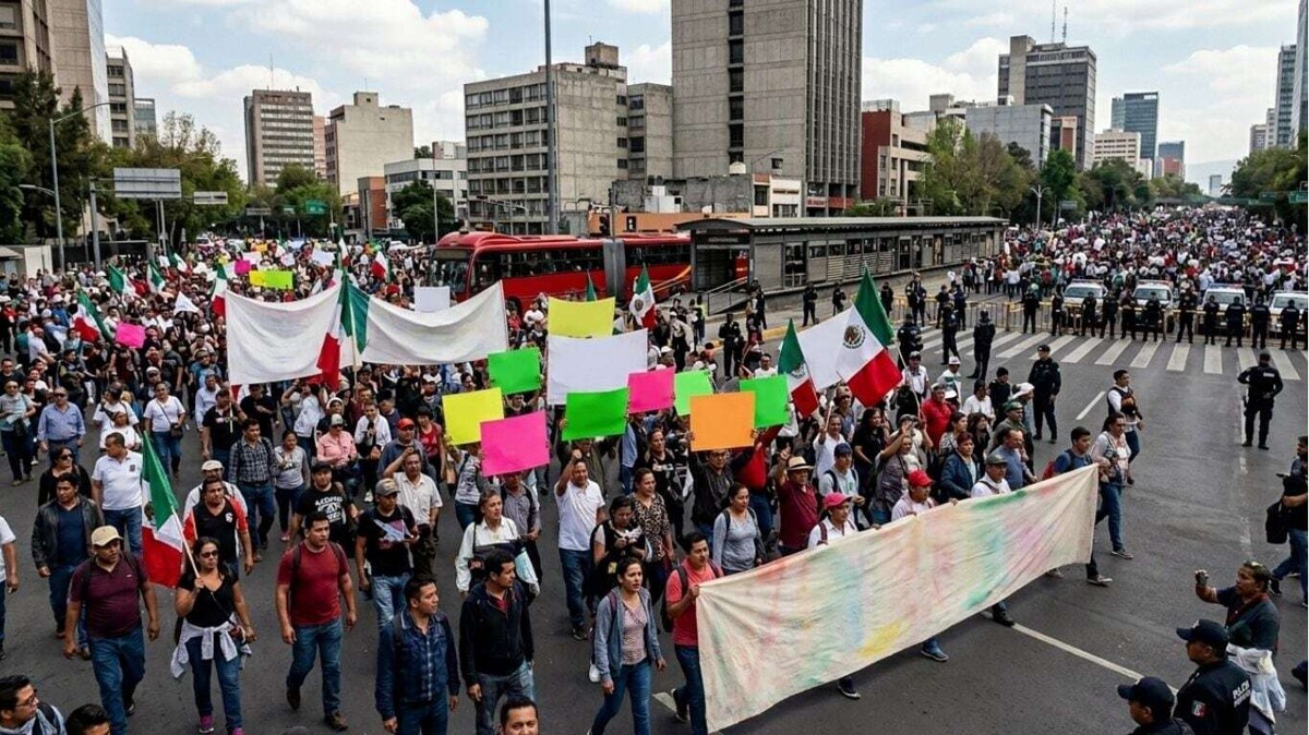 Mexico City Faces Multiple Protests and Traffic Disruptions