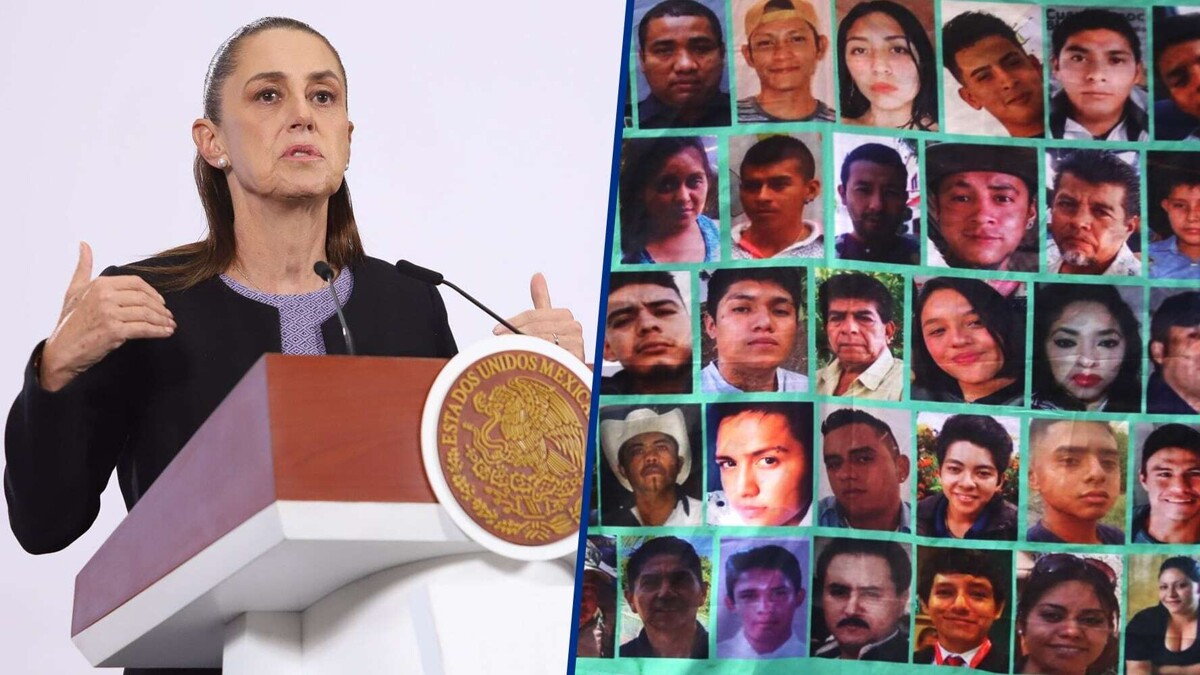 Presidenta de México rechaza informe de la ONU sobre desapariciones forzadas