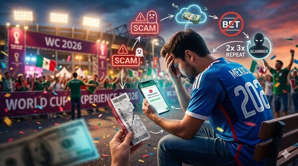 Advierten a los fans mexicanos sobre el aumento de estafas relacionadas con el fútbol