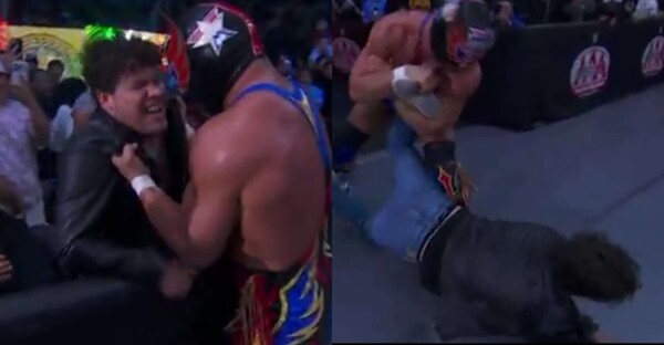 Atacan a un comediante durante un evento de lucha libre