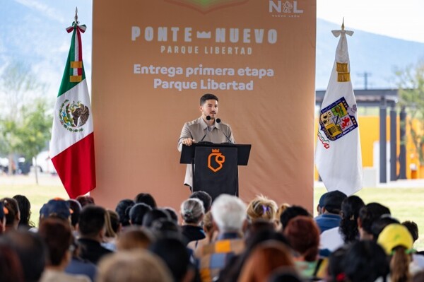 Nuevo León Governor Opens First Phase of Park Rehabilitation in Guadalupe