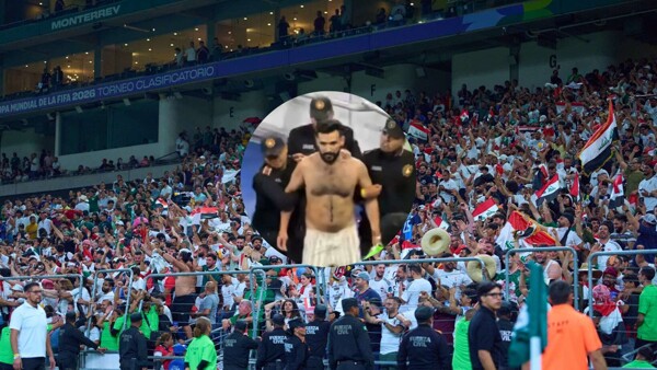 Iraqi Fan Detained for Pitch Invasion in Monterrey