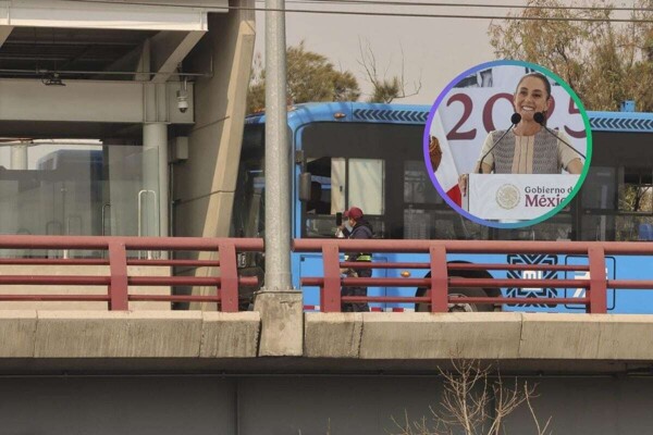 Inauguration of the Elevated Trolleybus in Mexico