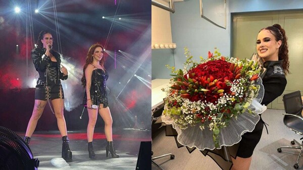 Gala Montes Proposes to Karime Pindter at Concert