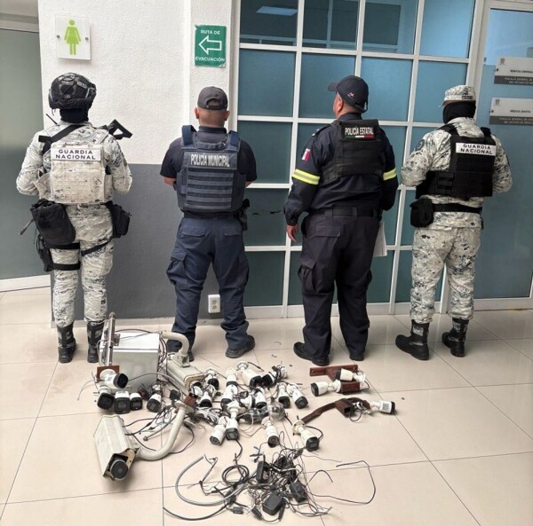 Operation Falcon: 59 Criminal Surveillance Cameras Dismantled in Naucalpan