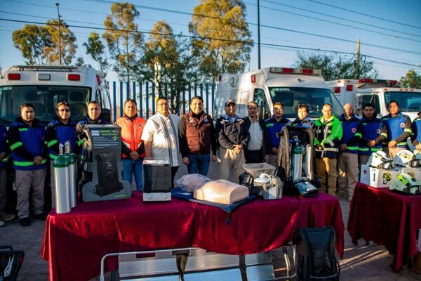 Delivery of Safety Equipment in Ezequiel Montes