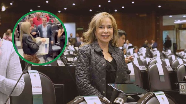 Tension in San Lázaro: Deputy Throws Asphalt in Plenary Session