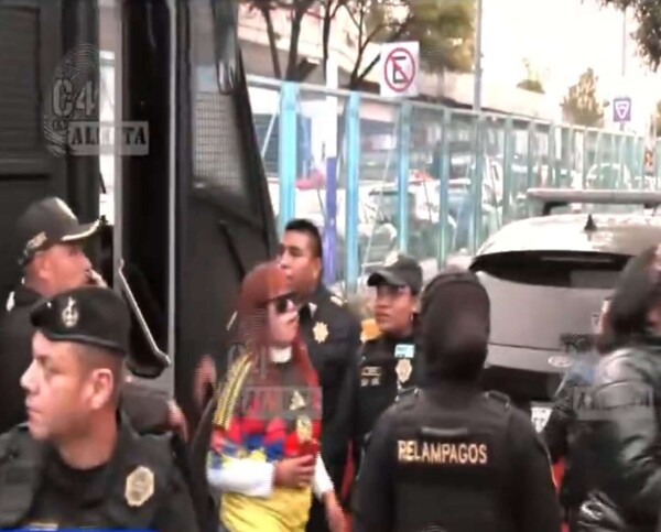 Detienen a 53 aficionados del América en la CDMX