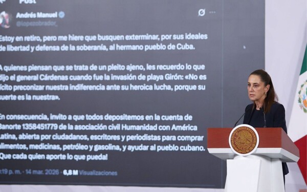 Mexico's President to Personally Donate to Cuba