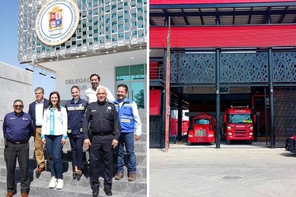 Inauguration of Fire Station and Security Building in León