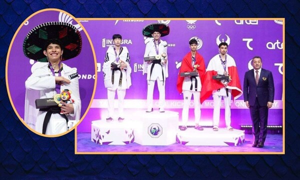 Mexican Taekwondo Star Kato Wins Gold at Youth World Championship