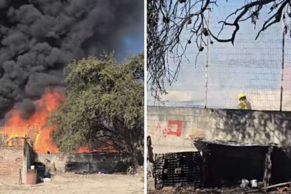 Large Fire in León Controlled Without Casualties